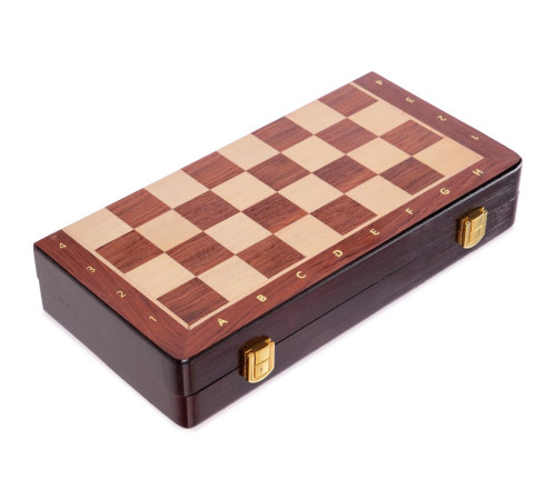 Шахматы настольная игра деревянные ZOOCEN размер 30x30 см