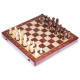 Шахматы настольная игра деревянные ZOOCEN размер 35x35 см