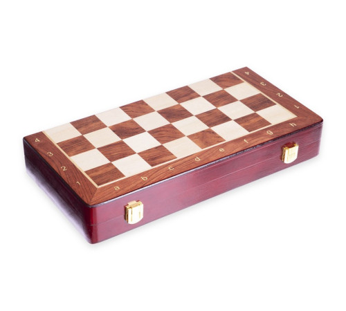 Шахматы настольная игра деревянные ZOOCEN размер 35x35 см