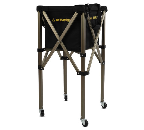 Кошик для тенісних м'ячів TENNIS BALL CART на 180 м'ячів AOPI чорний