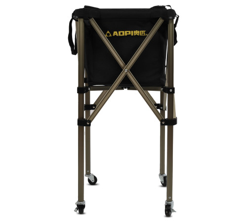 Кошик для тенісних м'ячів TENNIS BALL CART на 180 м'ячів AOPI чорний