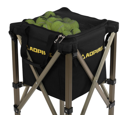 Кошик для тенісних м'ячів TENNIS BALL CART на 180 м'ячів AOPI чорний
