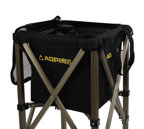 Кошик для тенісних м'ячів TENNIS BALL CART на 180 м'ячів AOPI чорний