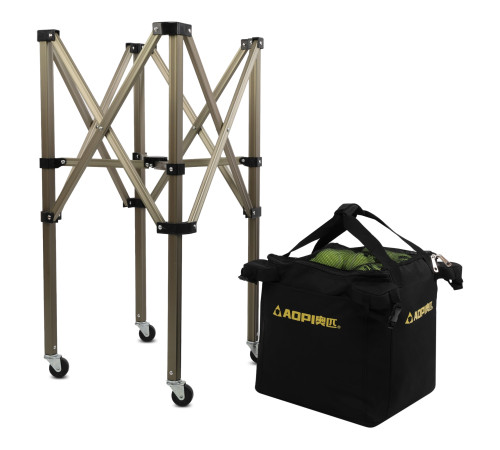 Кошик для тенісних м'ячів TENNIS BALL CART на 180 м'ячів AOPI чорний