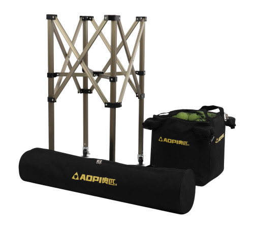 Кошик для тенісних м'ячів TENNIS BALL CART на 180 м'ячів AOPI чорний