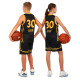 Форма баскетбольная детская NBA клуб San Francisco 30 S-2XL черный-желтый