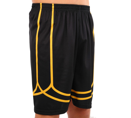 Форма баскетбольная детская NBA клуб San Francisco 30 S-2XL черный-желтый