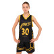 Форма баскетбольная детская NBA клуб San Francisco 30 S-2XL черный-желтый
