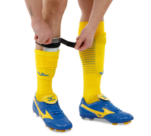 Щитки футбольні Joma DEFENSE L білий-чорний