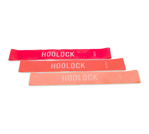 Набір резинок для вправ стрічки опору LOOP BANDS HOOLOCK 3шт кольори в асортименті
