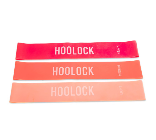 Набір резинок для вправ стрічки опору LOOP BANDS HOOLOCK 3шт кольори в асортименті