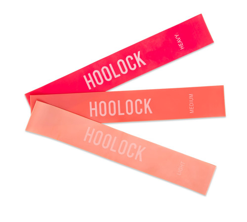 Набір резинок для вправ стрічки опору LOOP BANDS HOOLOCK 3шт кольори в асортименті