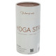 Ремінь для йоги з металевою пряжкою BLOOM YOGA STRAP 183x3,8см коричневий