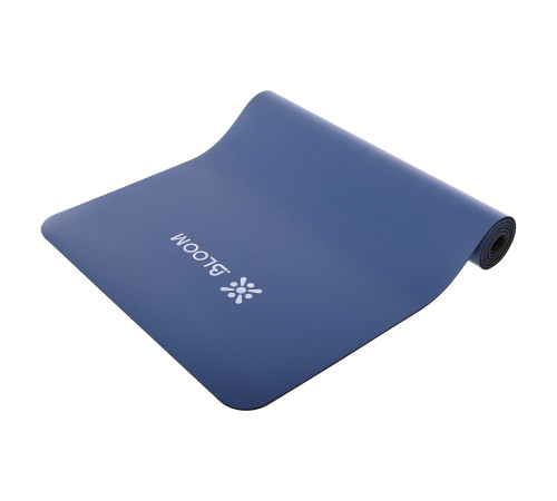 Килимок для фітнесу та йоги PU двошаровий BLOOM YOGA MAT 183x61x0,5см кольори в асортименті