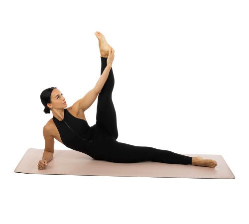 Килимок для фітнесу та йоги PU двошаровий BLOOM YOGA MAT 183x61x0,5см кольори в асортименті
