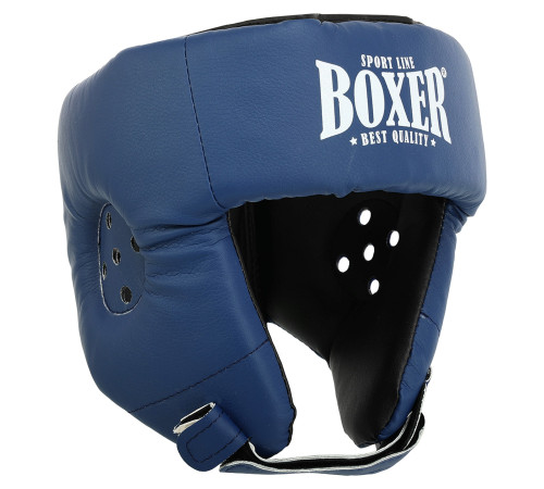 Шолом боксерський відкритий штучна шкіра BOXER M-L кольори в асортименті