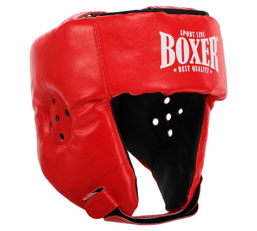 Шолом боксерський відкритий штучна шкіра BOXER M-L кольори в асортименті
