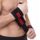 Бинти кистьові для жиму STRENGTH WRIST WRAPS Zelart 2штуки чорний-червоний