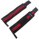 Бинти кистьові для жиму STRENGTH WRIST WRAPS Zelart 2штуки чорний-червоний