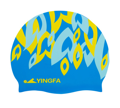 Шапочка для плавання силіконова для дорослих YINGFA кольори в асортименті