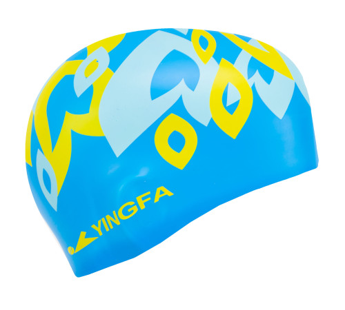 Шапочка для плавання силіконова для дорослих YINGFA кольори в асортименті