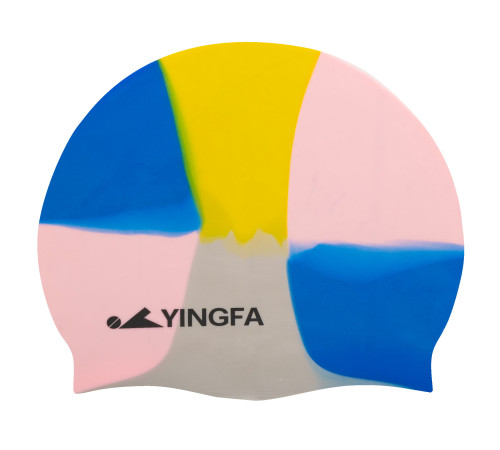 Шапочка для плавання силіконова для дорослих YINGFA CAMOUFLAGE кольори в асортименті