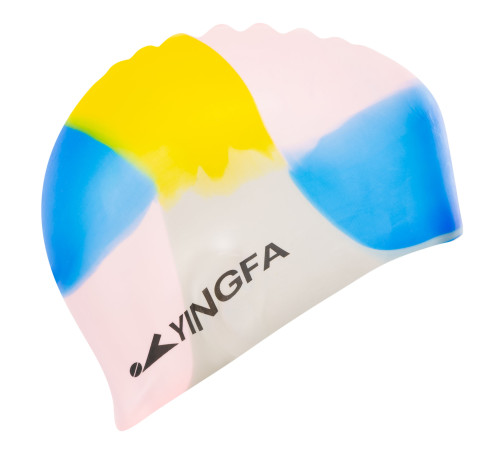Шапочка для плавання силіконова для дорослих YINGFA CAMOUFLAGE кольори в асортименті