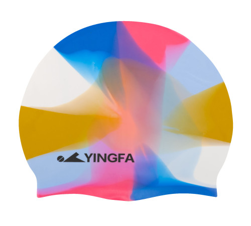 Шапочка для плавання силіконова для дорослих YINGFA CAMOUFLAGE кольори в асортименті