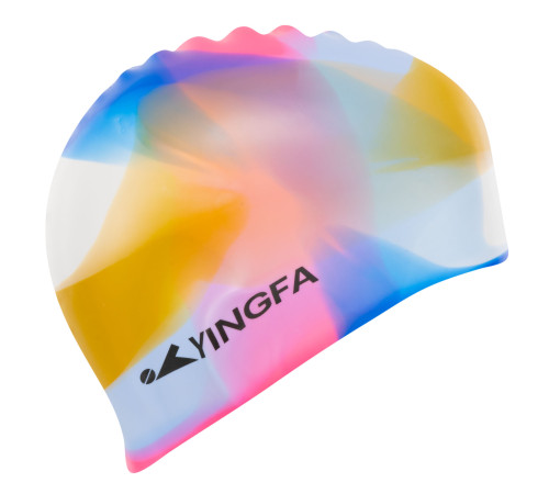 Шапочка для плавання силіконова для дорослих YINGFA CAMOUFLAGE кольори в асортименті