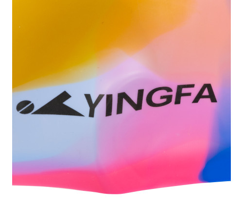Шапочка для плавання силіконова для дорослих YINGFA CAMOUFLAGE кольори в асортименті