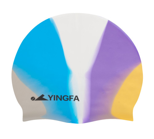 Шапочка для плавання силіконова для дорослих YINGFA CAMOUFLAGE кольори в асортименті