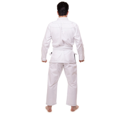 Кімоно для бразильського джиу-джитсу BJJ біле куртка штани та пояс CORE 140-180см білий