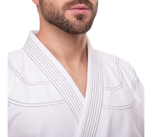 Кімоно для бразильського джиу-джитсу BJJ біле куртка штани та пояс CORE 140-180см білий