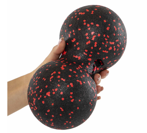 Мяч массажный двойной для МФР и самомассажа Duoball SP-Sport ø12см цвета в ассортименте