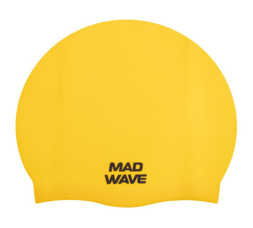 Шапочка для плавання силіконова збільшеного об'єму MadWave Intensive Big кольори в асортименті