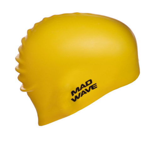 Шапочка для плавання силіконова збільшеного об'єму MadWave Intensive Big кольори в асортименті