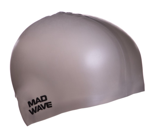 Шапочка для плавання силіконова збільшеного об'єму MadWave Intensive Big кольори в асортименті