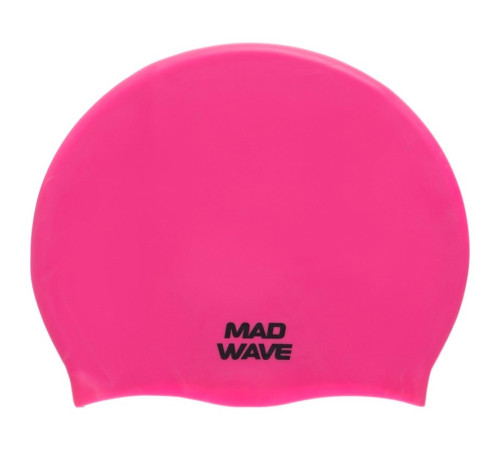 Шапочка для плавания силиконовая для взрослых MadWave Light BIG цвета в ассортименте