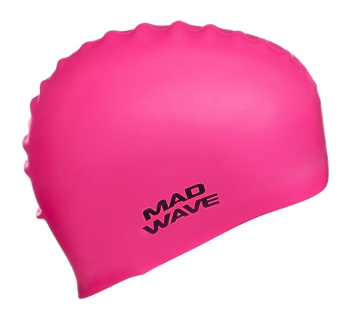 Шапочка для плавания силиконовая для взрослых MadWave Light BIG цвета в ассортименте