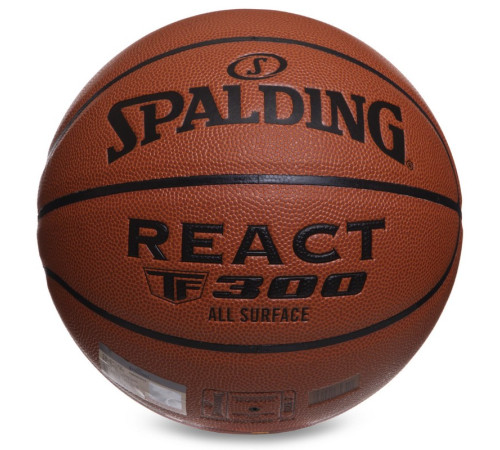 Мяч баскетбольный SPALDING REACT TF300 размер 7 оранжевый