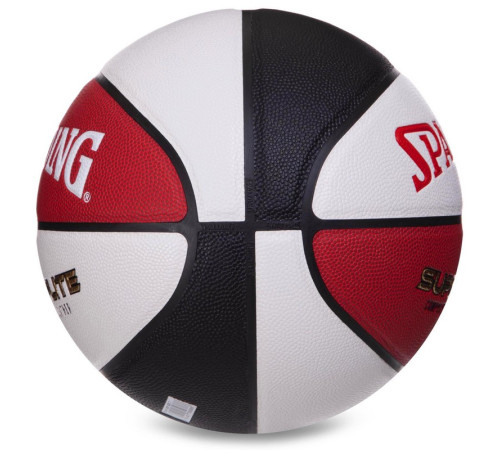 Мяч баскетбольный SPALDING SUPER FLITE размер 7 белый-красный