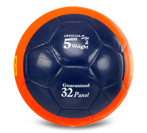М'яч футбольний HYBRID BALLONSTAR BARCELONA №5 PU темно-синій-червоний
