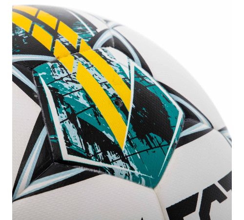 М'яч футбольний SELECT PIONEER TB FIFA BASIC V23 №5 білий-жовтий