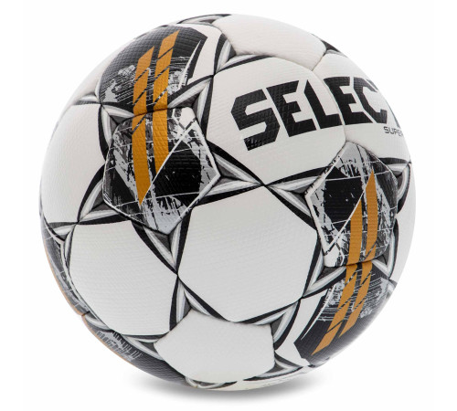 М'яч футбольний SELECT SUPER FIFA QUALITY PRO V23 №5 білий-сірий