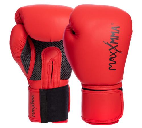 Рукавиці боксерські на липучці PU MAXXMMA 10-12 унцій кольори в асортименті
