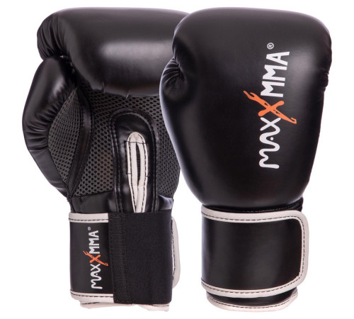 Рукавиці боксерські на липучці PU MAXXMMA 10-12 унцій кольори в асортименті