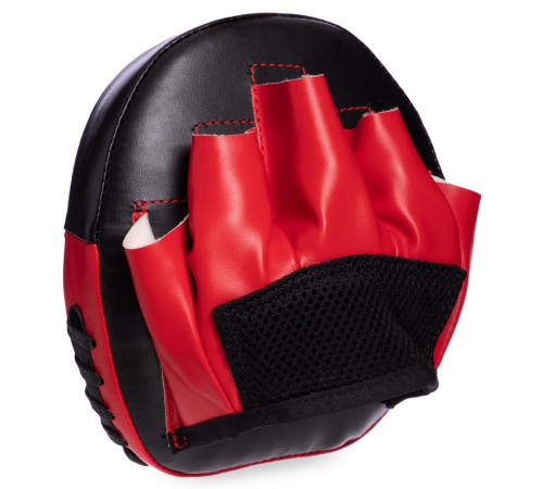 Мини-лапа боксерская изогнутая тренировочная PU MAXXMMA 15x15x4см 2штуки цвета в ассортименте