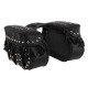 Кофри бічні для мотоцикла з екошкіри Chopper BUOTAI 2шт 52x30x18см чорний