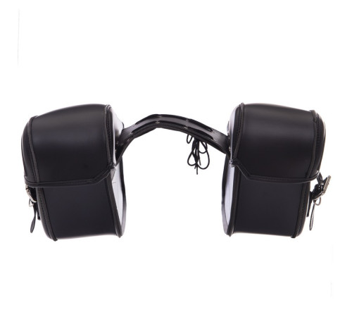 Кофри бічні для мотоцикла з екошкіри Chopper BUOTAI 2шт 49x27x15см чорний