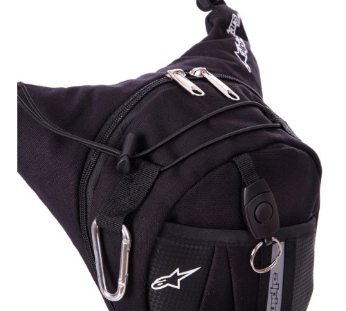 Мотосумка на стегно Alpinestar 3л 19х24х7см чорний